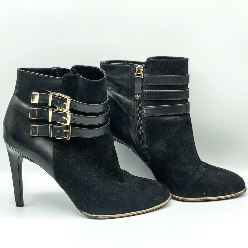 Black & Gold Booties